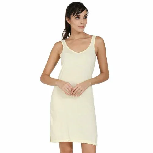 Splash Cotton Rich Camisole Slip for Women| Long Kurti Slip/Suit Slip/Camisole Slip Knee Length - 139