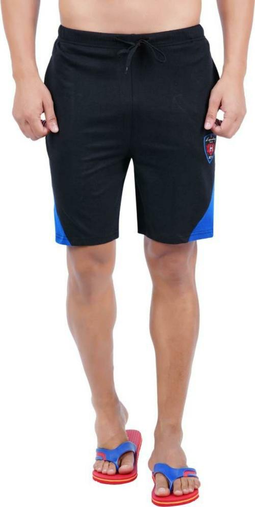 MERINO Men Black Self Design Hosiery Basic Shorts - XL