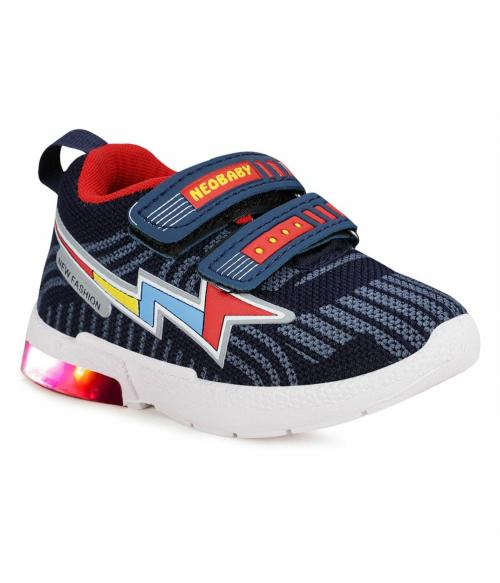 NEOBABY Red Velcro Walking Shoes for Boys & Girls