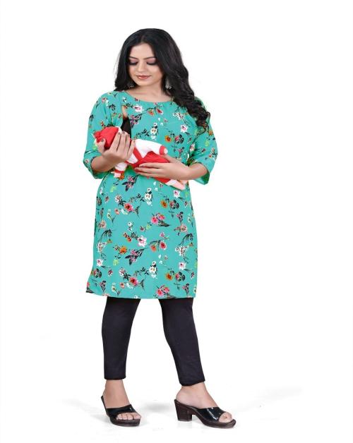 Buy Shanti Creation Floral Print Straight Maternity/Feeding/Nursing