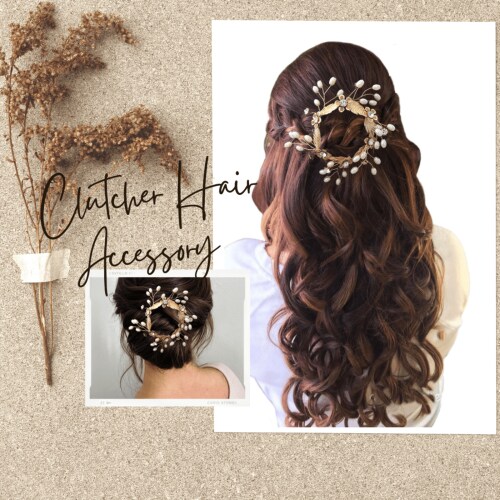 Hair Flare 2437 Artificial Flowers Women Hair Accessories Hair Pins For  Wedding, Anniversary- WHITE - JioMart