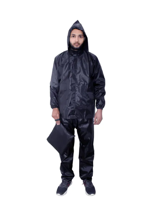 VORDVIGO Waterproof Raincoat for Men for Biker Raincoat for Men Raincoat | Rainwear | Rainsuit | Overcoat for Men Size-XXL (Blue)