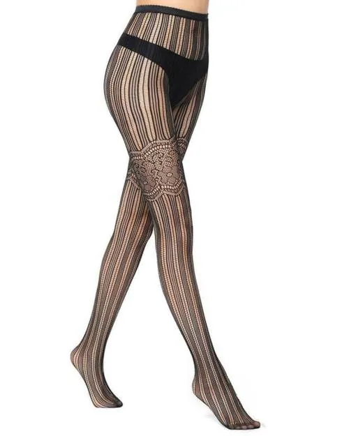Neska Moda Women Black Stockings