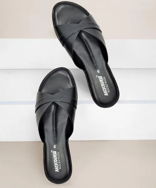 Racecourse Black Heels for Women