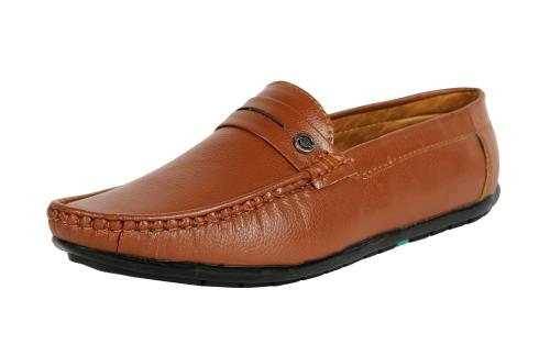 Shoes Kingdom Classy Men's LK101 Tan Loafer Shoes