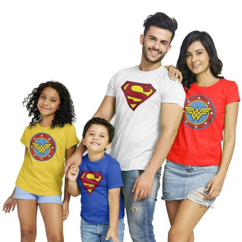 Bonorganik Superhero Family Tshirts