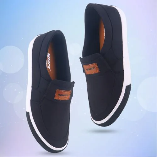 SPARX Black Shoes Men SM 854