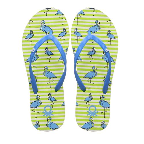 United Colors of Benetton Basic III Women Flip Flops slippers Lime