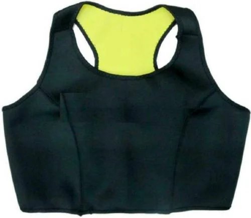 Sweet Sweat Waist Trimmer Women Sports Non Padded Bra (Black)