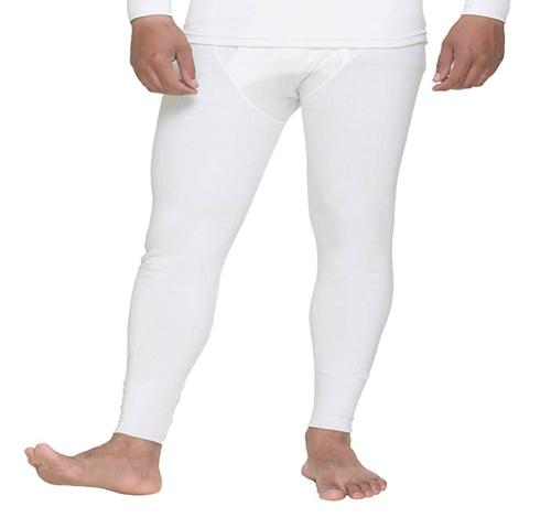 Warmzone Men White 50 Percent Cotton, 25 Percent Viscose, 25 Percent Polyster Thermal Bottom Pant (Xl)