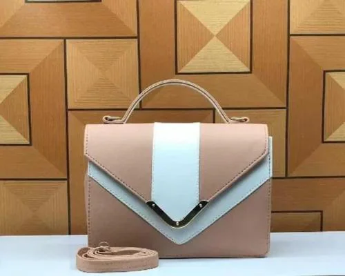 Grabon Womens Polyurethane Beige Casual Sling Bag