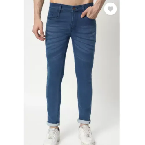 ANGERHOOD Rocking Your Look with Stylish Denim Jeans | Versatility of Denim Jeans Sky Blue Size-28