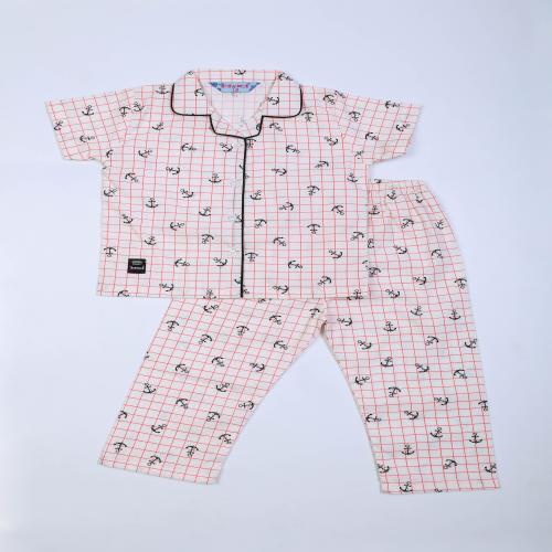ENFANCE Unisex 7-8Y 100% Cotton Single NightSuit