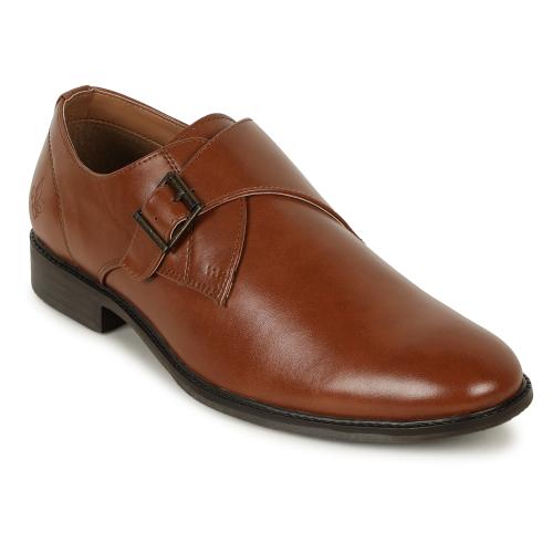 Bond Street By Red Tape Men Tan Monk Shoes