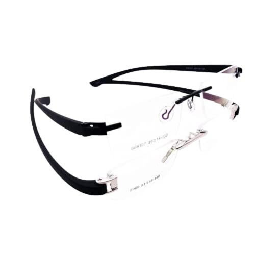 Rsinc Multicolor Rimless Spectacle Frame (Pack Of 2)