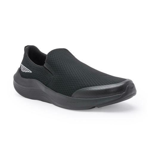 RedTape Black Sports Shoes for Men's- Slip-On, Perfect Walking Shoes for Men