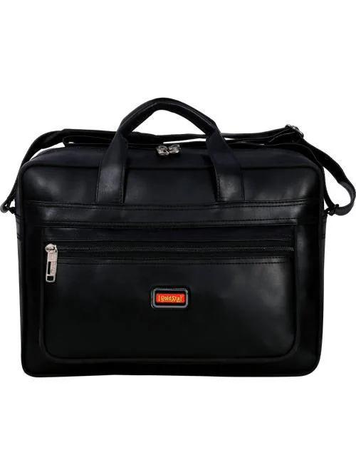 Goldstar Black Messenger Bag - 20 L