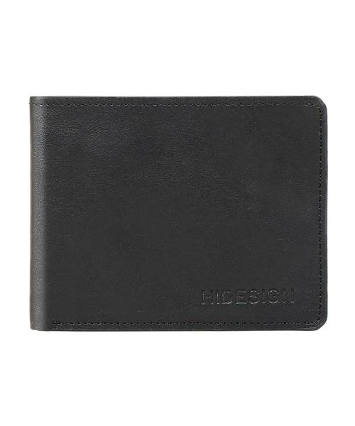 Hidesign Men Black Leather Wallet