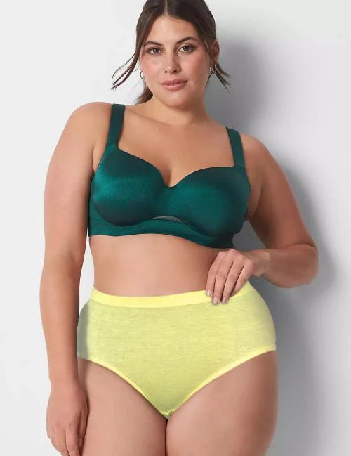 VANILLAFUDGE Multicolor Cotton Panties for Women’s (yellow 5xl) panty |plus size panty |women panty