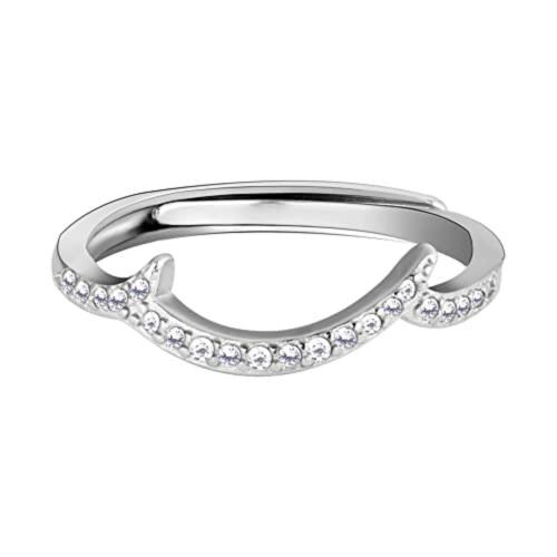 Giva Sterling Silver One Size Level Up Ring