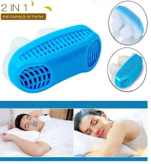 DJ FINDER 2 in 1 Anti Snoring and Air Purifier Nose Clip for Prevent Snoring and Comfortable Sleep