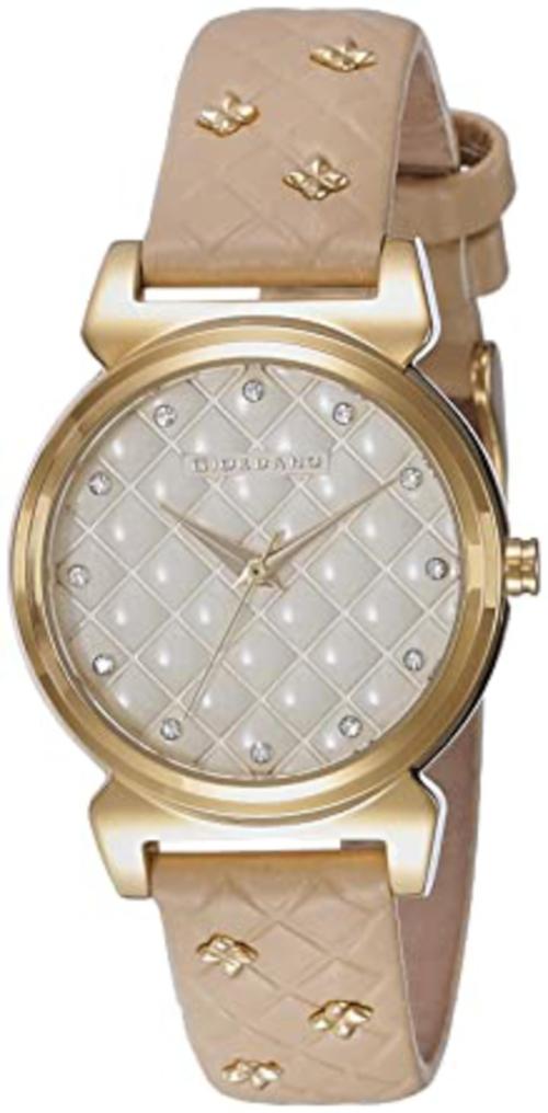 Giordano Analog White Dial Off-White Strap Watch For Women