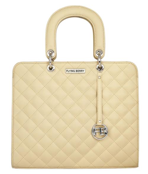 Flying Berry Womens Beige Handbag
