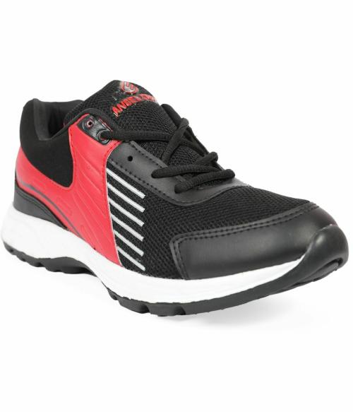 ANGEL CRAFT Black Sports Shoes for Men