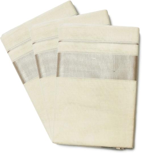 VAIRAVAA TEX Men Sky blue Pure Cotton Dhoti