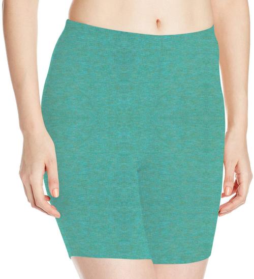 Buy The Blazze Women Light Green Lycra Blend Regular Shorts (M) Online at Best Prices in India