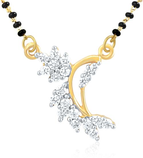 Buy Mahi GoldPlated Pendant And Chain For Women (Ps1191427G) Online at