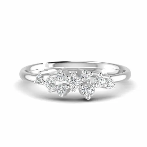 FIERY FLAIR Sterling Silver Cocktail New Design Ring For Women's