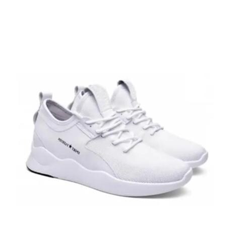 EARTON Mens White Sports Running And Walking Shoes For Mens