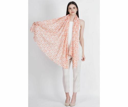 Cashmere Craft Pure Cotton Printed Stole/Scarf/Dupatta for Women