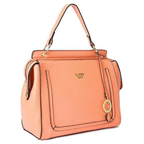 Cathy London Women Peach Handbag