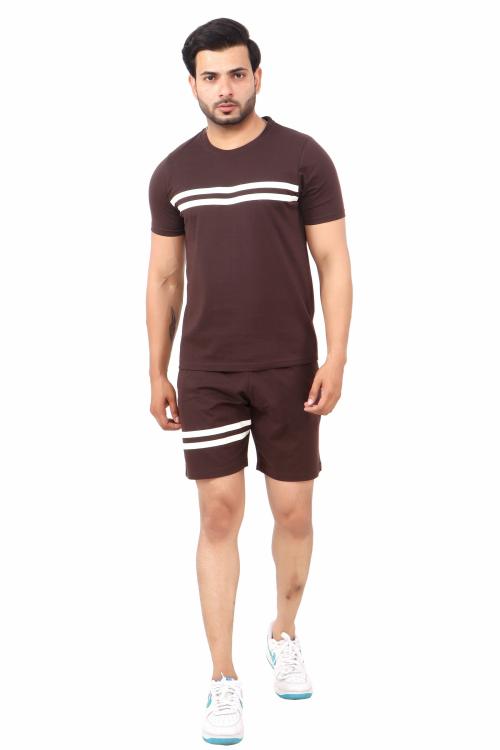 CARACAS FRONT BONE CO-ORD FOR MEN COFFEE