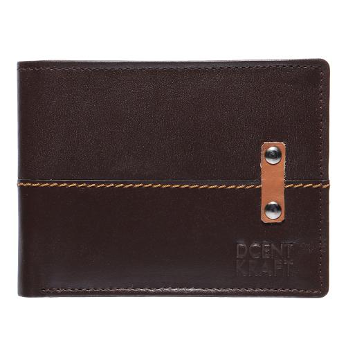 Men's Leather wallet for men, RFID Protected Slim Minimalist designer Wallet For Boys (Brown)
