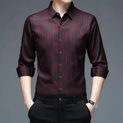OCtaviAN MENS FULL SLEEVE LYCRA SHIRT Men's Shirts || printed shirt || trendyshirt 315-XXL