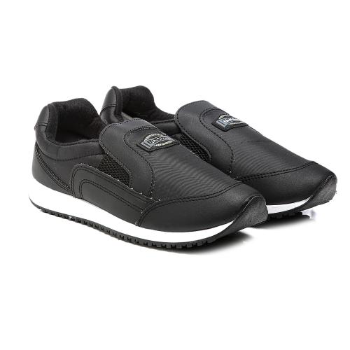 Unistar Men'S Black Lightweight Stylish And Trendy Sports Walking And Running Shoes