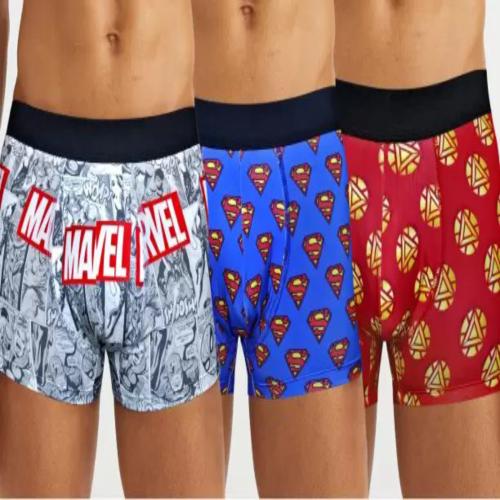 Buy CAVENDERS PRINTED MULTICOLOR TRUNKS FOR MEN (pack of 3) Online at