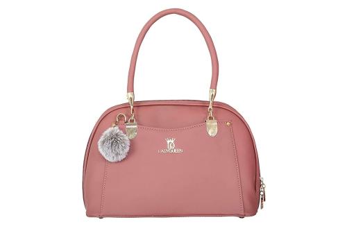 LADY QUEEN Pink PU Leather Women Handbag (LQ-00010P)