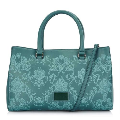 Caprese Kashmir Women Satchel (Teal)