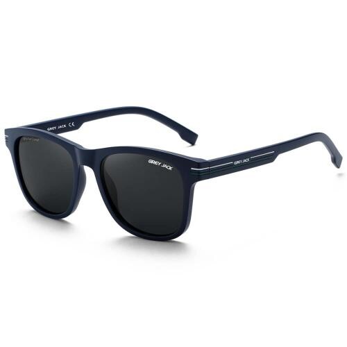 Grey Jack Black Retro Polarized Sunglasses For Men And Women - Gj3250C3