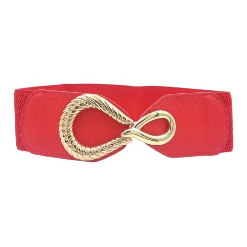 REDHORNSLoop Design Women's Elastic Waist Belt For Dresses Red JioMart