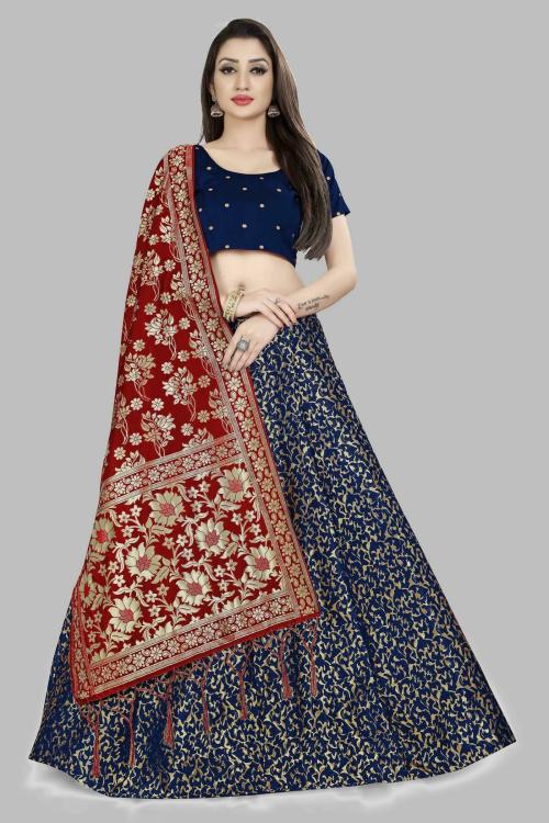 Trending Banarasi Lehenga choli Dupatta