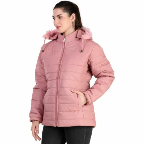 Karori Full Sleeve Solid Women Jacket - Onion - XXL