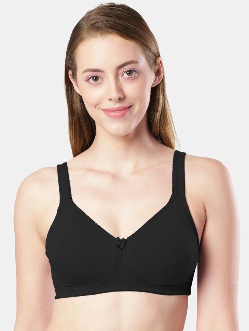 jockey Women Non Padded Wire-free Black Bra