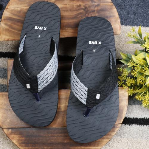 mens black flip flops