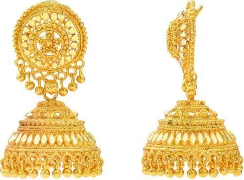 Memoir Gold Plated Jhumki Earring Gold (Women)