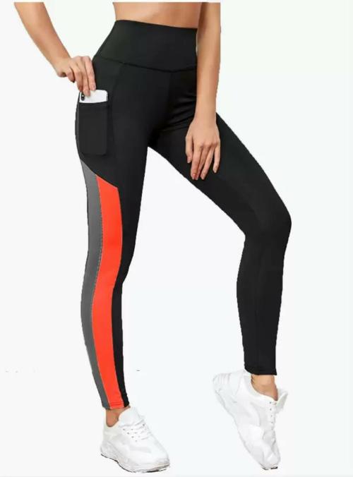 Designer Women Black Color Block Lycra Blend Tights (30) l Hose l Leggings l Leotard l Nylons l Stockings l Pantyhose l Hosiery